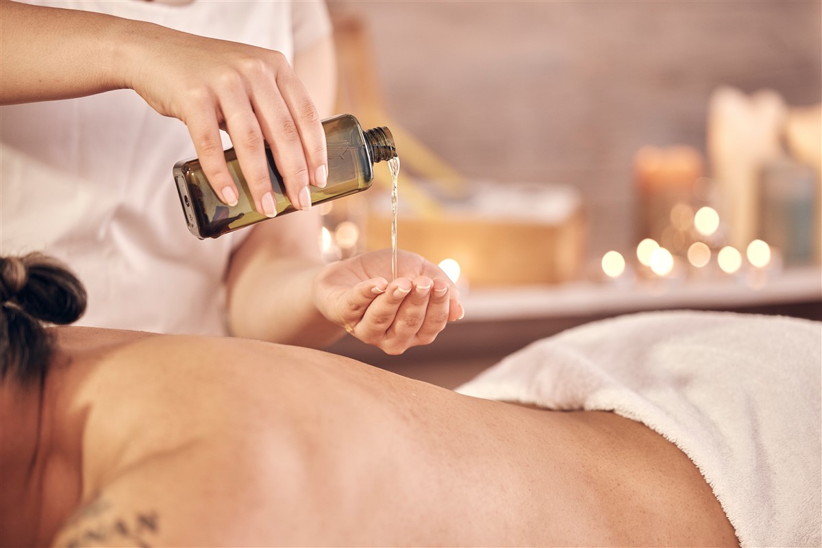les huiles de massage