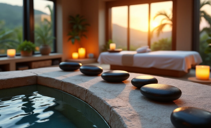découvrez les bienfaits uniques de la pierre de basalte chauffée pour votre spa à domicile : relaxation profonde, amélioration de la circulation et détente optimale grâce à la chaleur naturelle de cette pierre volcanique.