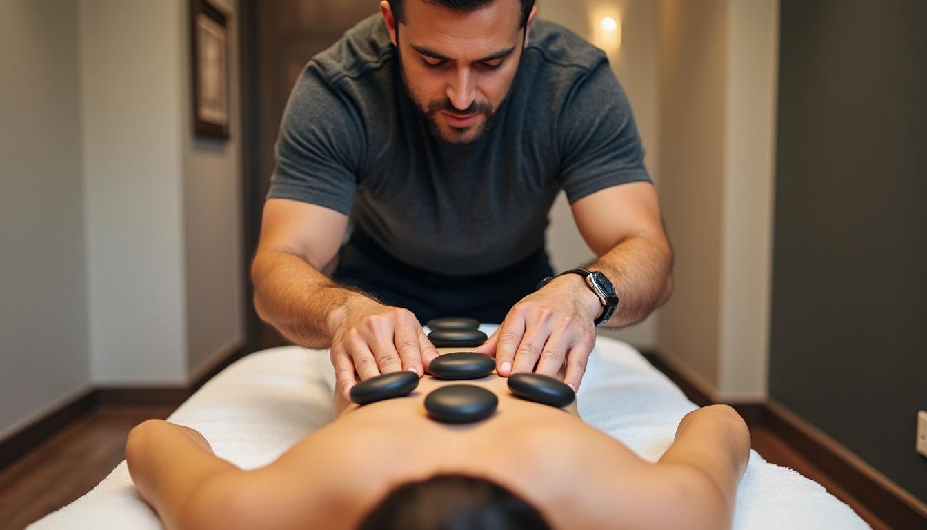 découvrez comment se déroule un massage aux pierres chaudes dans un spa, une expérience relaxante alliant chaleur et techniques apaisantes pour détendre corps et esprit.