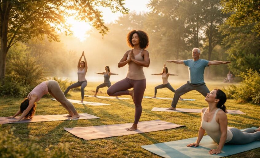 explorez les postures de yoga essentielles adaptées à tous les niveaux pour améliorer votre bien-être, votre souplesse et votre équilibre au quotidien.