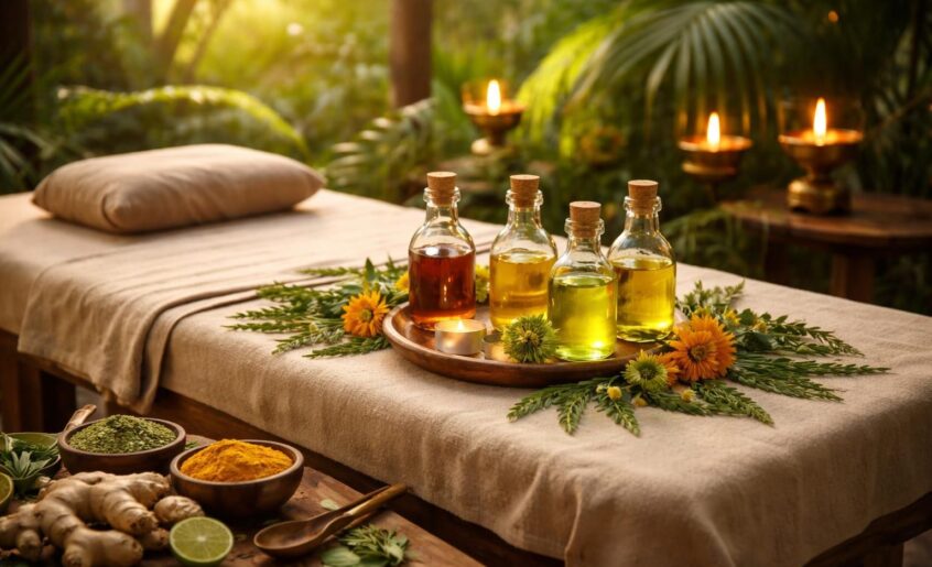 découvrez comment choisir l'huile de massage ayurvédique idéale pour enrichir votre pratique, en fonction de votre type de peau et de vos besoins spécifiques.