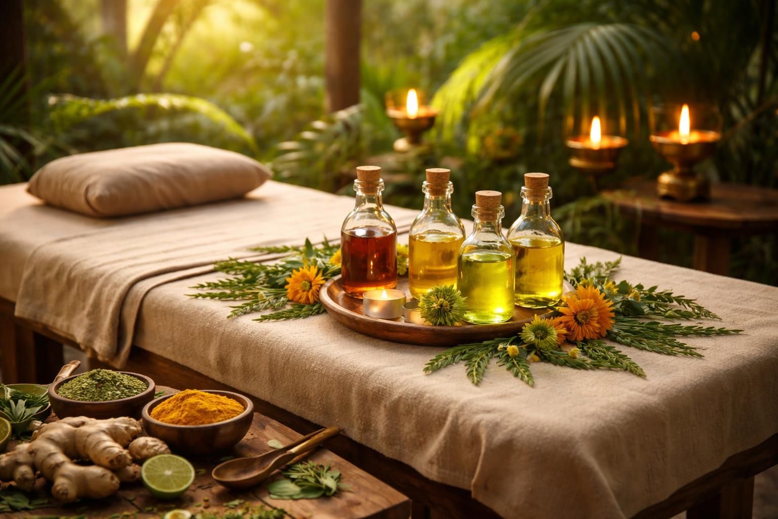 découvrez comment choisir l'huile de massage ayurvédique idéale pour enrichir votre pratique, en fonction de votre type de peau et de vos besoins spécifiques.